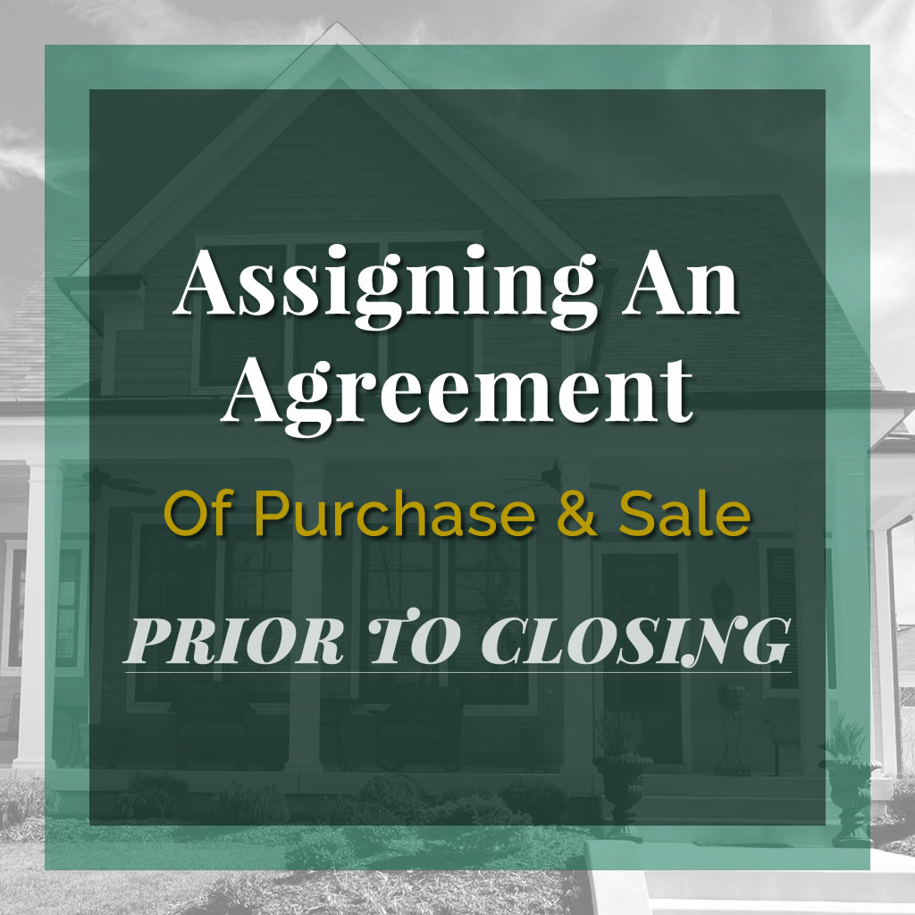what does assignment sale mean in real estate